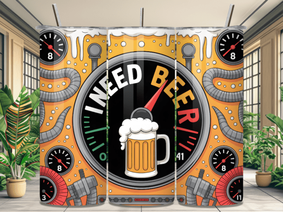 Download Beer Gauge Machine Funny Tumbler Wrap - Funny tumbler Collection